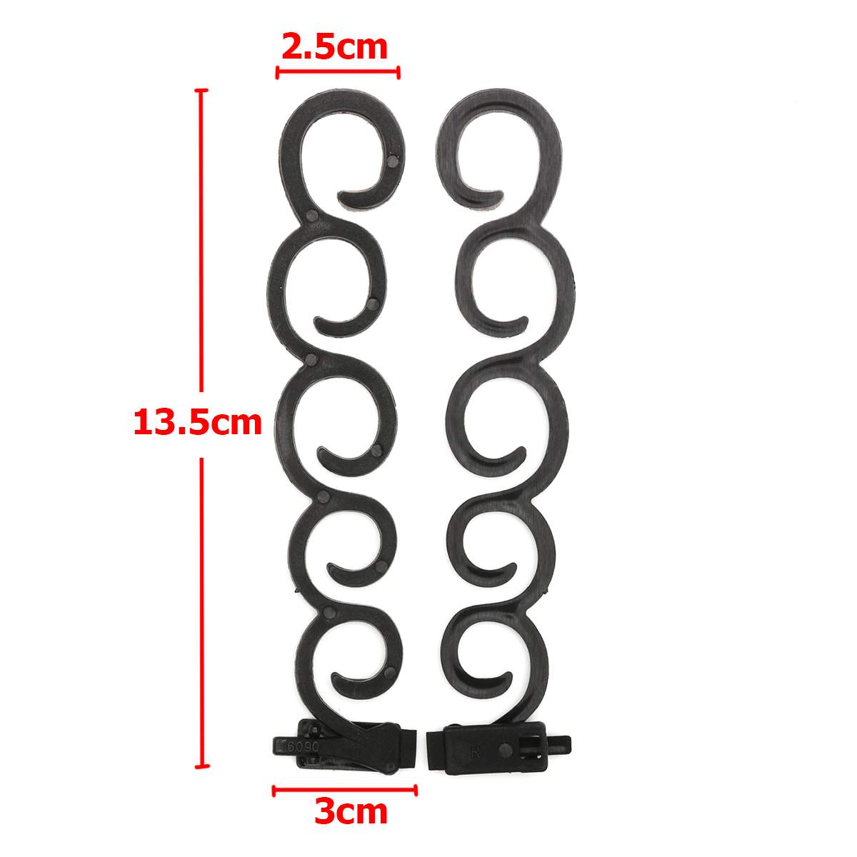 2 stk kvinder vandfald twist roller fransk fletning twist tilbage hår styling værktøjsklip