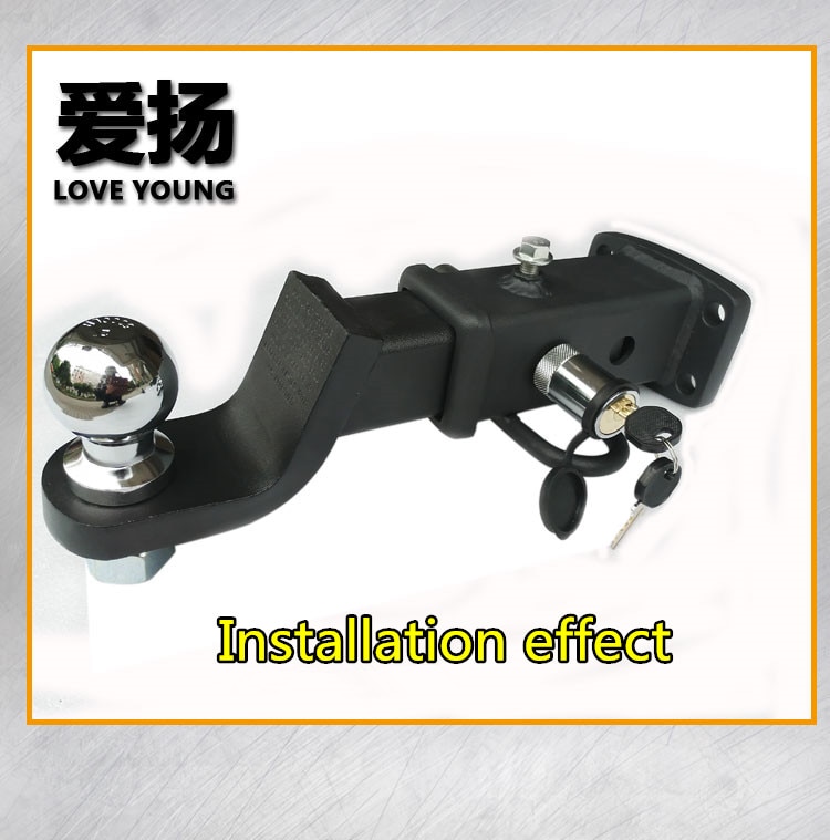 Trailer Hitch Receiver Lock for fixed towing square tube/Tow Bar Pin Lock for Trailer Bar Plug