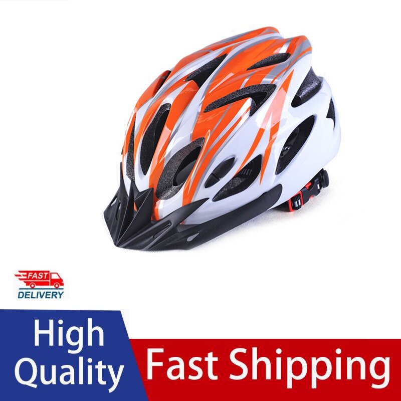 1pcs Ultralight Cycling Helmet Unisex Adults Road Mountain Bike Bicycle Cycling Hoverboard Helmet Visor Adjustable Helmet Kits