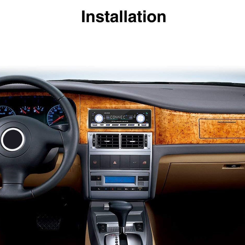 Samochodowe stereofoniczny z Bluetooth, samochodowe radio samochodowe 4X60W cyfrowy odtwarzacz MP3 połączenia w trybie głośnomówiącym z radiem FM Port USB/AUX/TF