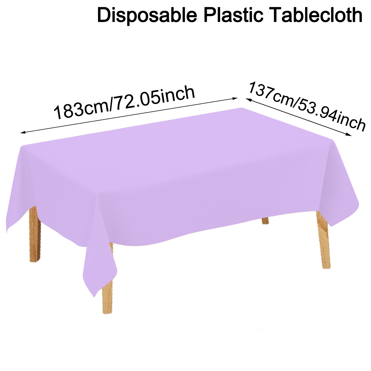 Tovaglia usa e getta in tinta unita, festa di compleanno, matrimonio, Natale, tovaglie rettangolari per la cucina di casa: Grigio chiaro / 680 ml