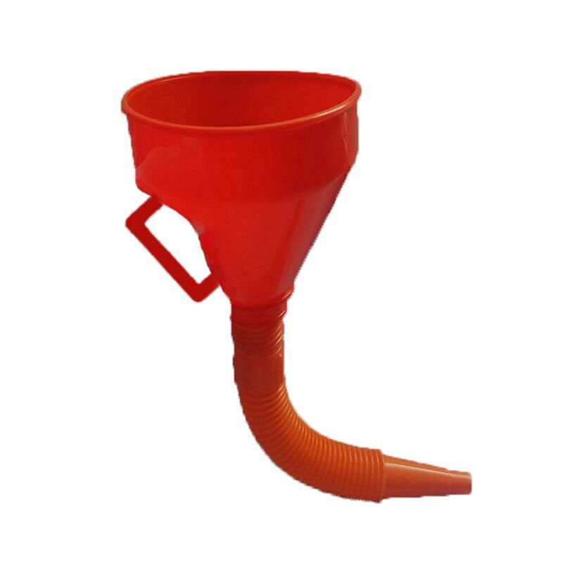 Embudo de combustible de plástico multifuncional con boquilla de extensión Flexible, filtro de pantalla de malla para aceite de motor de coche, queroseno líquido G