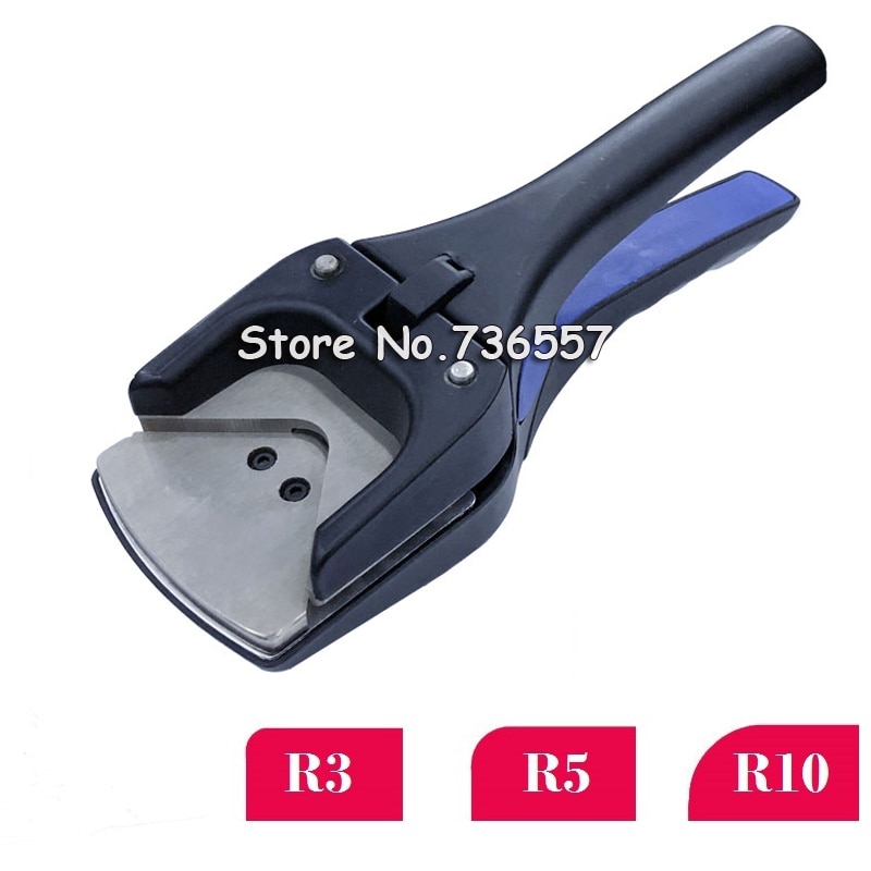 R3/R5/R10 Hoek Gat Punch Grote Badge Slot Punch Corner Rounder Punch Cutter Voor Pvc Card, tag, Foto; Heavy Duty Clipper