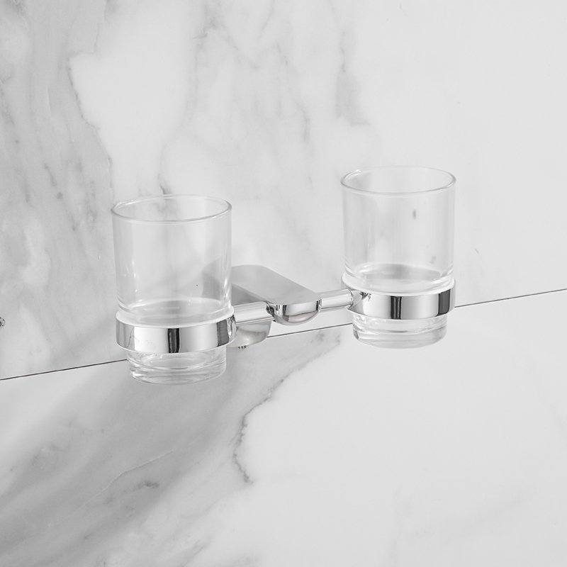 Hoogwaardige Roestvrijstalen Badkameraccessoires Set, Badkamerhaak, Papierhouder, Handdoekstang, Handdoekring, Badkamersets, Chromen 13700: Licht Geel