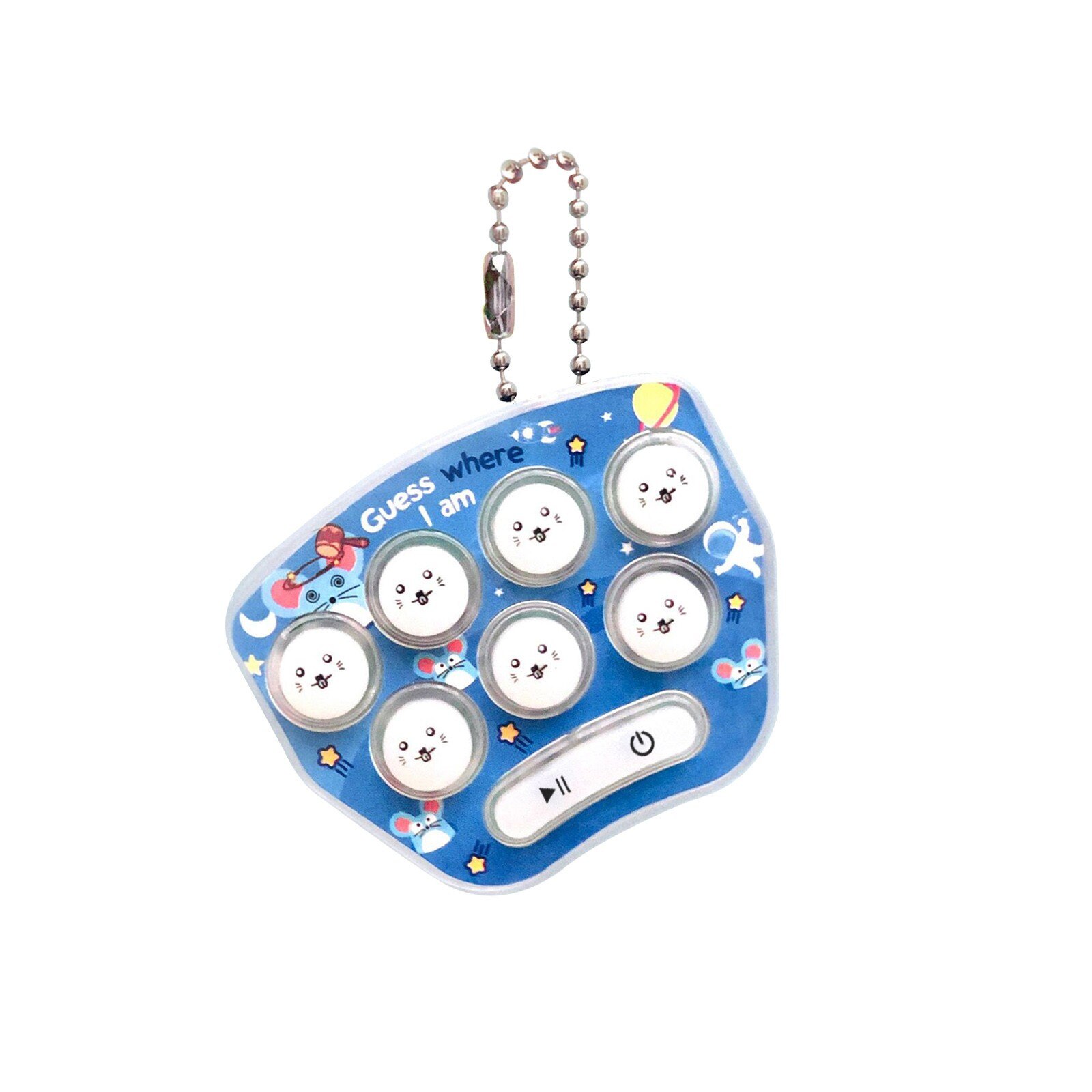 1/2Pc Toy Mini Game Creatieve Persoonlijkheid Sleutelhanger Led Elektronische Geheugen Spelletjes Kids Volwassen Toetsen Decoratie Accessoires d23 #