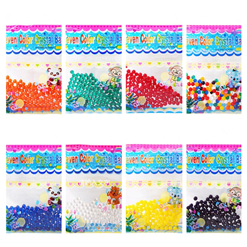 1@# Shooting Supplies Color Water Absorption Beads Bullet Non Toxic and Tasteless, Clean Environmental Protection 100/500Pcs/bag