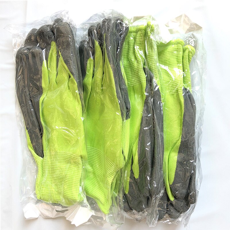 Werkhandschoenen bouw beschermende veiligheidshandschoenen gebreide polyester katoenen handschoenen voor tuinieren