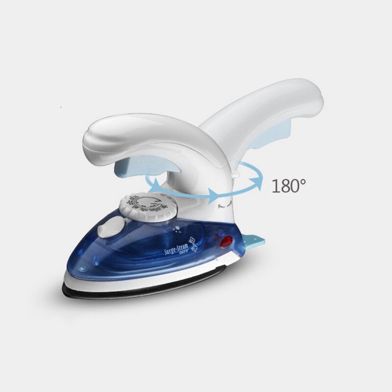 Wielofunkcyjne Handheld mini elektryczne żelazko parowe z wzrost parowy domu podróży tkaniny parowiec 180 stopni uchwyt parownica robić odzieży