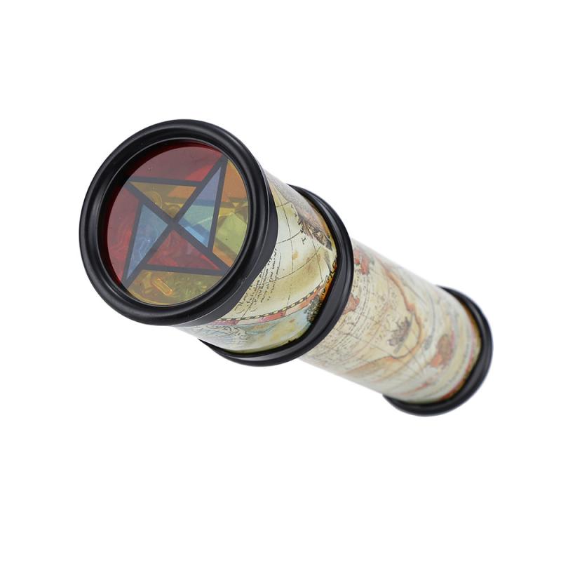 21cm Rotierenden Kaleidoskop freundlicher Spielzeug Wechselvolle Einstellbar Phantasie Farbige Quaddel Klassische Pädagogisches Spielzeug Farbe Zufalls Phantasie Farbe