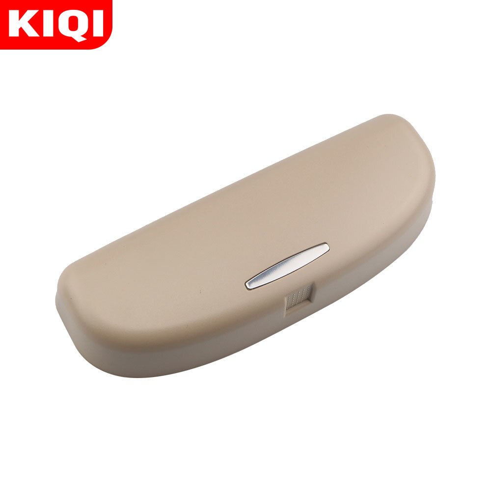 Auto Glazen Houder Bril Case Fit Voor Bmw X5 X6 F15 F16 - X5 G05 X7 G07 Auto Zonnebril Doos Opslag Houder: Beige