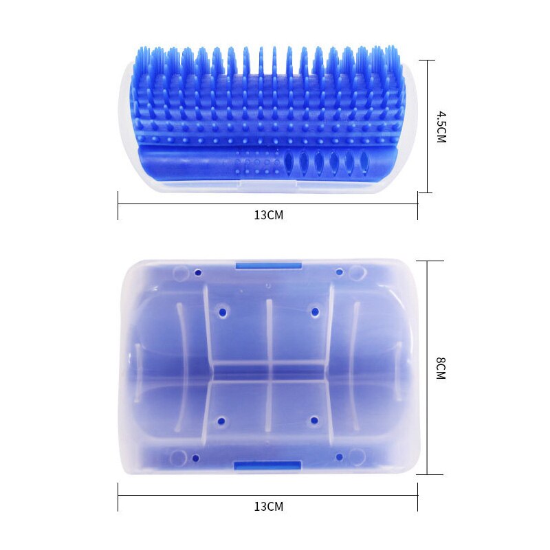 Zelftrimmer voor huisdieren, speelgoed voor katten, trimhulpmiddel voor katten, ontharingsborstel voor honden, kattenkam, haaruitval, trimmen, massage-apparaat met kattenspeeltje