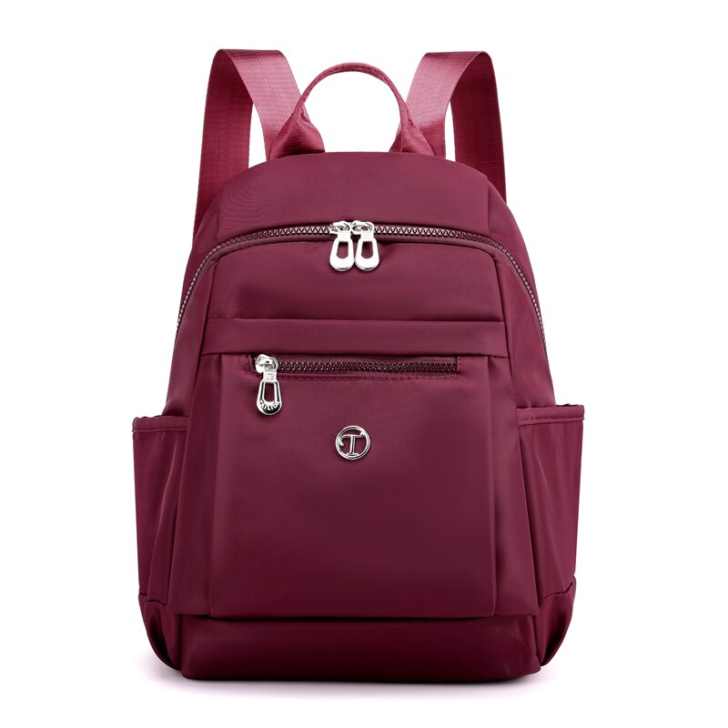 Vento Marea Reizen Vrouwen Rugzak Schooltas Voor Tiener Meisjes Vrouwelijke Grote Capaciteit Schoudertas Rode A4 Papier rugzak: RED WINE BAG