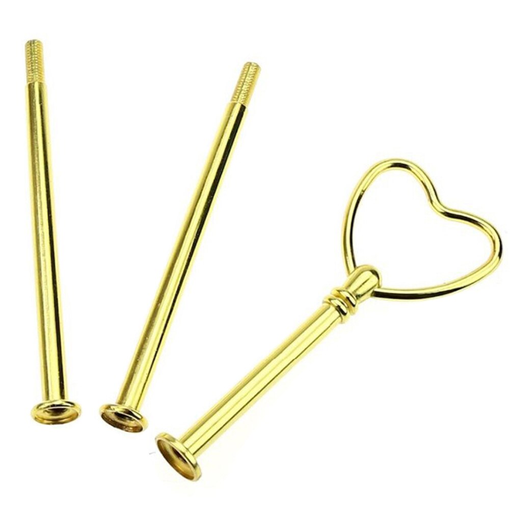 Multi-style 3 Tier Cake Plate Stand Handle Fitting Hardware Rod Plate Stand