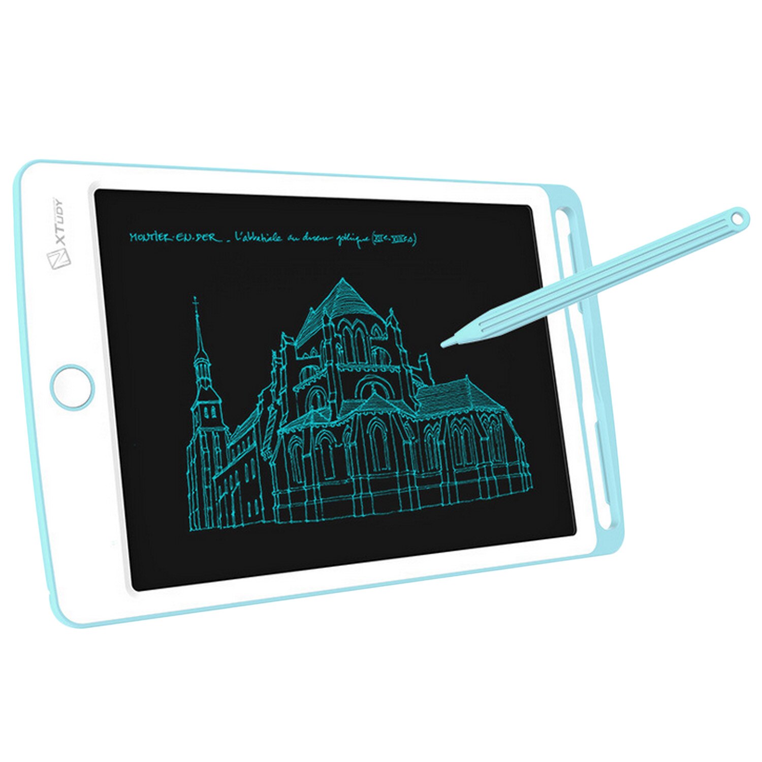 Elisona 8.5 inch LCD Elektronische Schrijven Drawing Tablet Board voor Kinderen Kids Volwassenen Home School Kantoorbenodigdheden: Blue