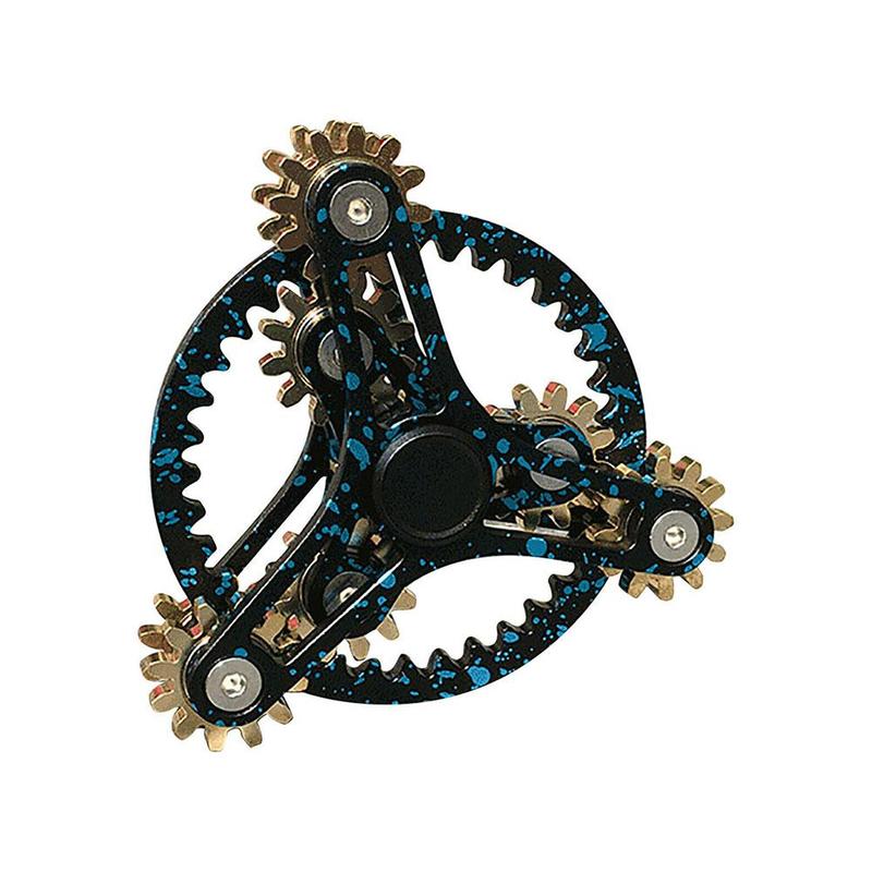 Advanced Dearing Turntable Gear Linkage Manual Rotating Hand Casual Game Spinner Decompression Top Toy Spinner B3L3