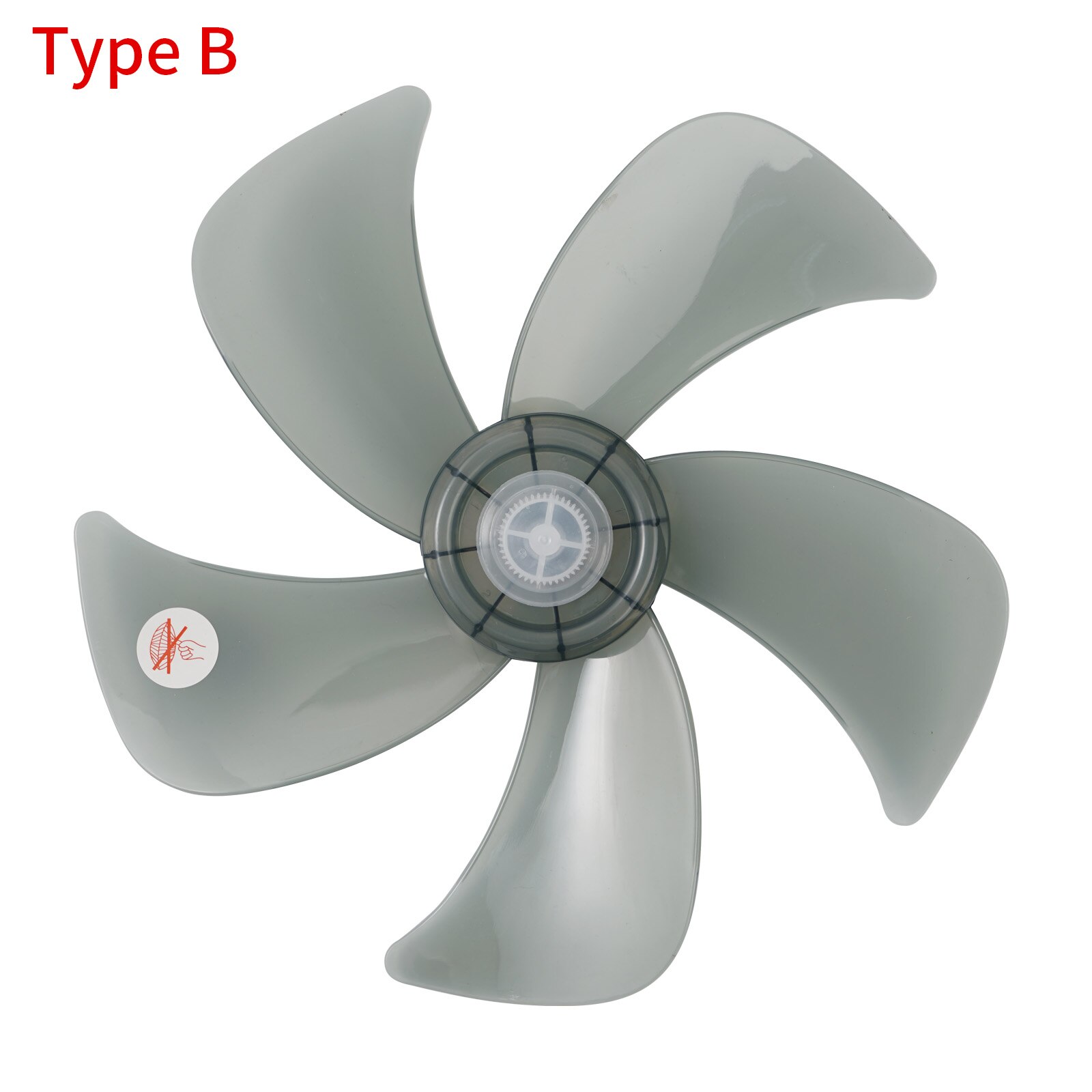 5/7 Leaves Household Fan Blade with Nut Cover Silence Fan Blades for Standing Pedestal Fan Table Fanner General Accessories Fans: Type B Plastic