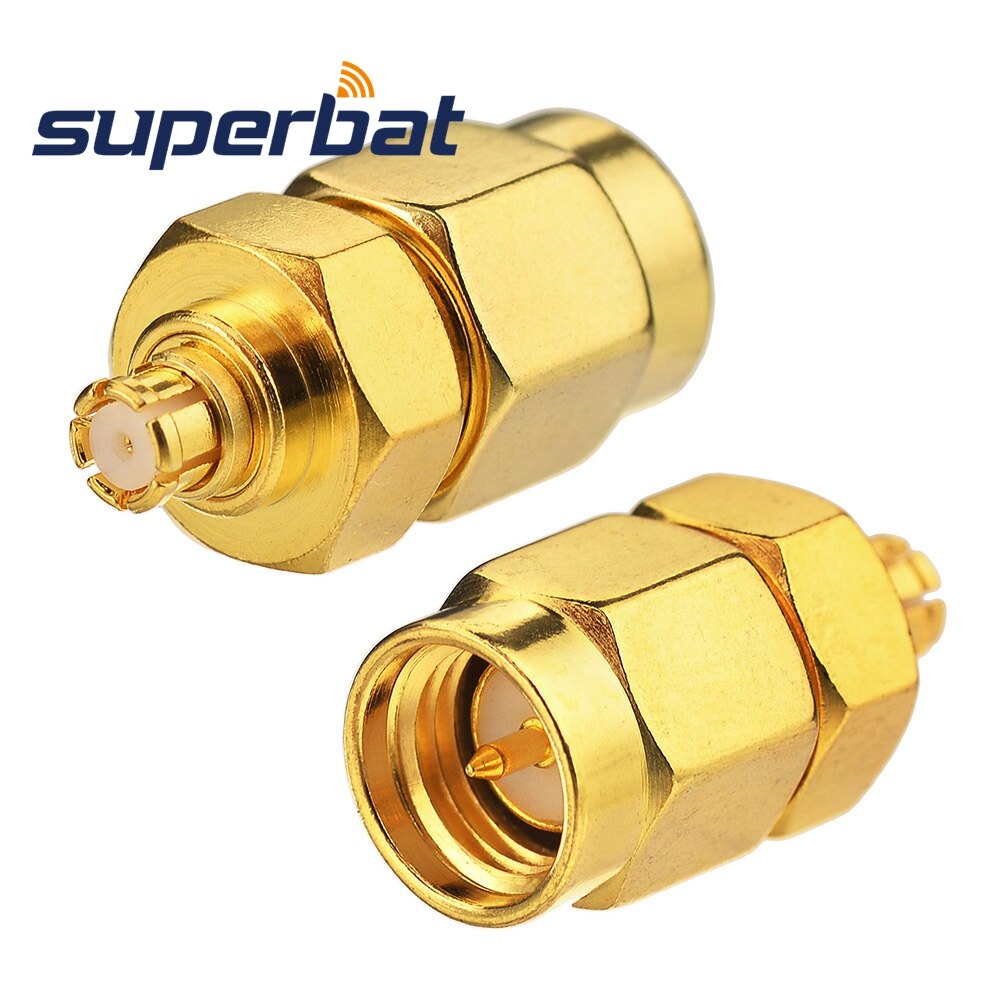 Superbat SMP Female to SMA Straight Male 50 Ohm RF Coaxial Connector