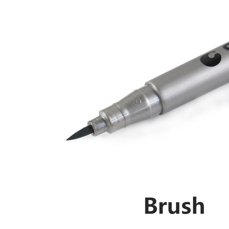1Pcs Calligraphy Pen Hand Lettering Pens Brush Refill Lettering Pens Markers for Writing Drawing Black Ink Pens Art Marker: Brush