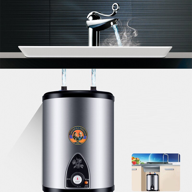 8L Opslag Type Keuken Boiler Rvs Body Instant Water Kleine Elektrische Boiler