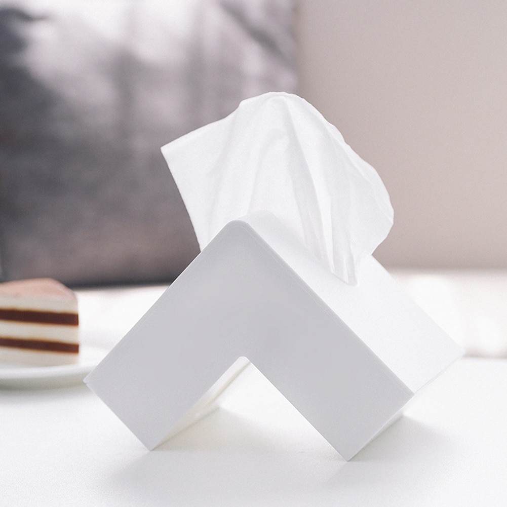 nordisch Rechtwinklig Schreibtisch Serviette Papier Lagerung fallen Gewebe Kasten Halfter Organizer Gewebe Kasten Küche Lagerung Boxen