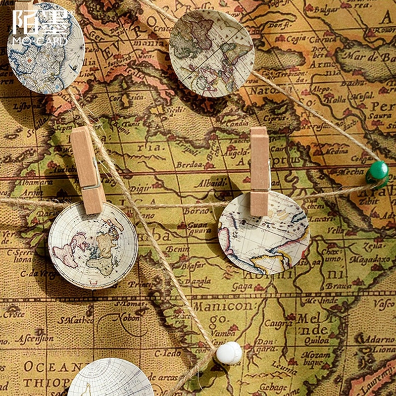 Leuke Retro Reizen Stickers Scrapbooking DIY Dagboek Stickers Bullet Journal Briefpapier Schoolbenodigdheden