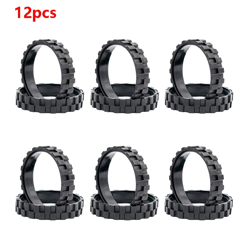 Stevige Banden Onderdelen Vervanging Voor Irobot Roomba 500 600 700 800 900 Serie I7 S9 Stofzuiger Accessoires: 12pcs