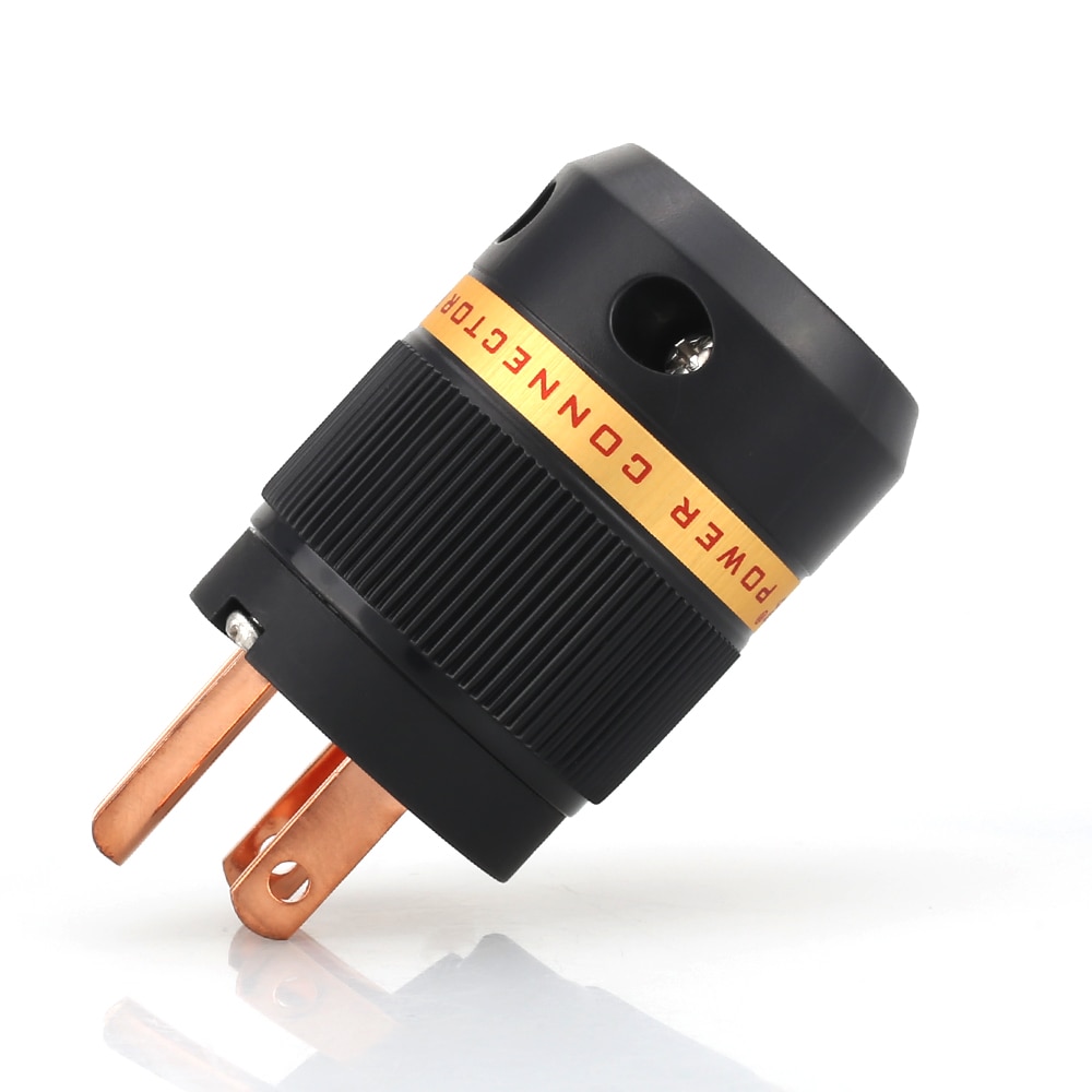 Viborg VM501 Pure Copper US AC Power Plug Audio DIY Mains Power Cable