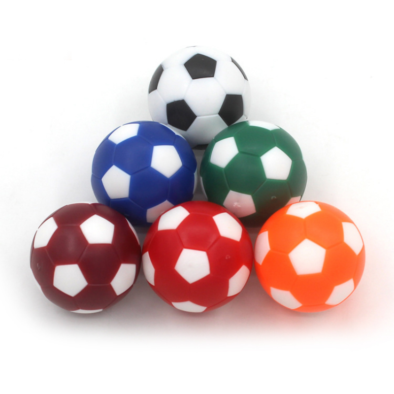 6PCS/lot 32mm Small Soccer Ball Mini Table Football Balls Black White Soccer Ball for Entertainment Flexible Trained Relaxed Toy