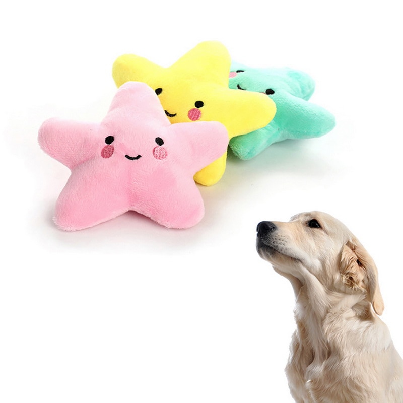 Étoile de mer vocale jouets pour animaux de compagnie en peluche jouet pour chiot dents pour animaux de compagnie nettoyage chien chat jouets