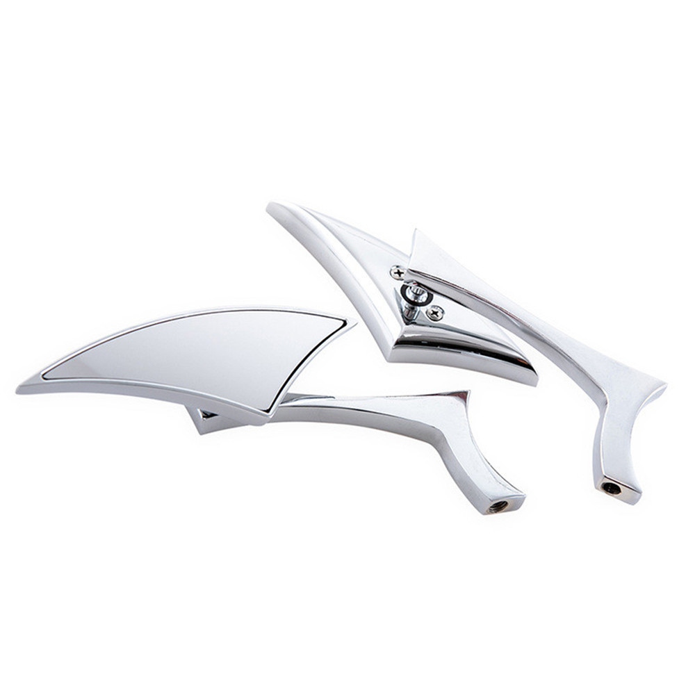 2 Stuks Universele 8Mm 10Mm Zijspiegel Motorfiets Blad Achteruitkijkspiegels Straat Sport Fiets Chopper Scooter: MULTI