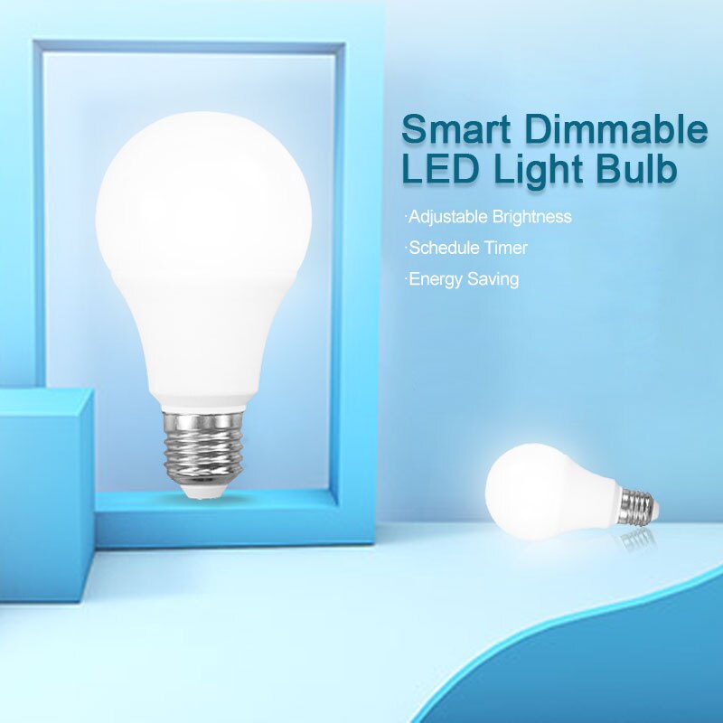 Smart WiFi Light Led Bulb E27/E26 Dimmable Lamp 9W App Vioce Control Work With Alexa Google Assistant LED Bulbs For Home