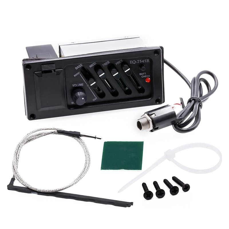 thumbnail image 2 of 4 Band Acoustic Guitar EQ Preamp Equalizer Professional EQ 7545R Pickup Amplifier Pickup Guitar I.1014641132 2 of 9