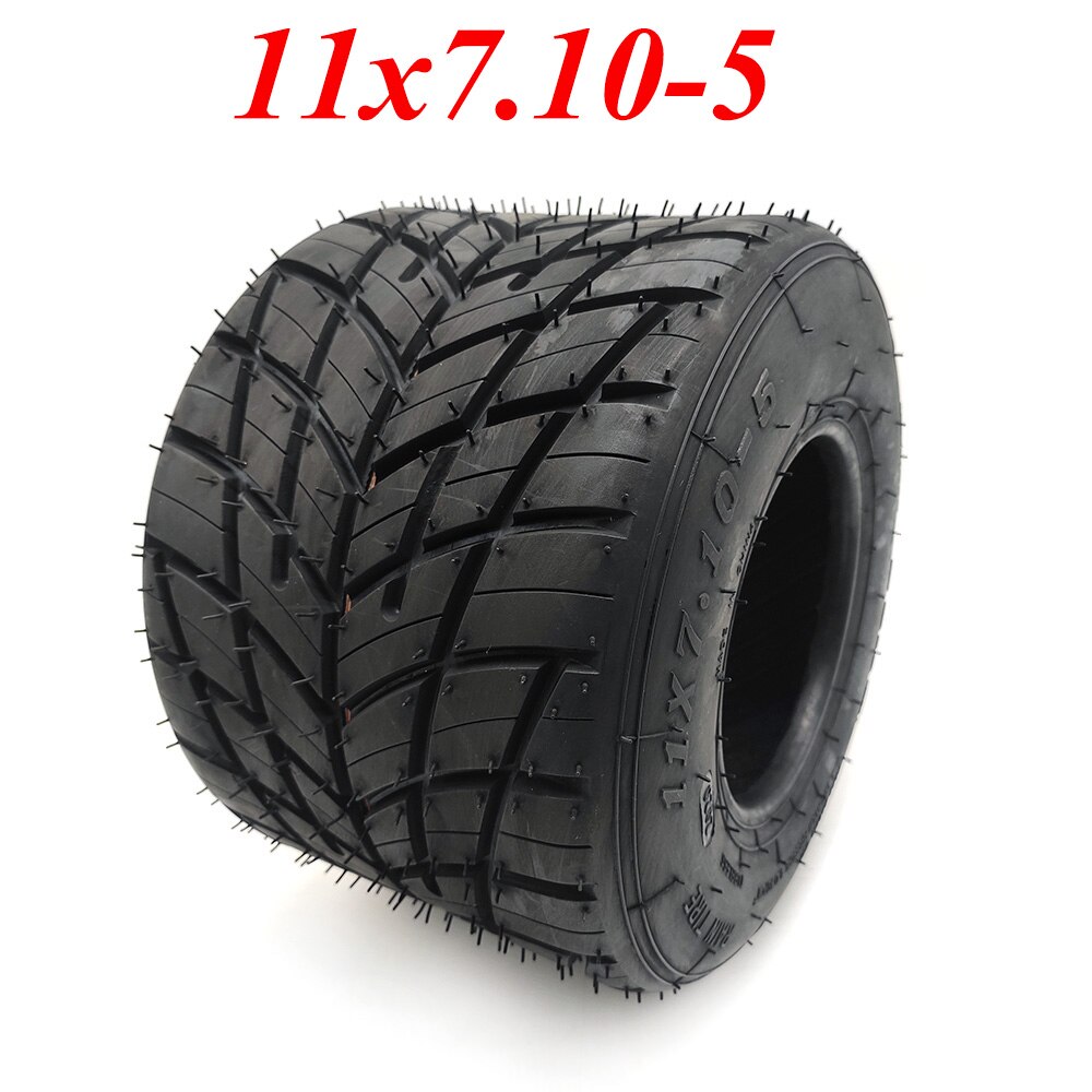 Go Kart Tires 10x4.50-5 11x7.10-5 Competitive Kart Front and Rear Tires, Anti-skid Rain Tires: 11x7.10-5