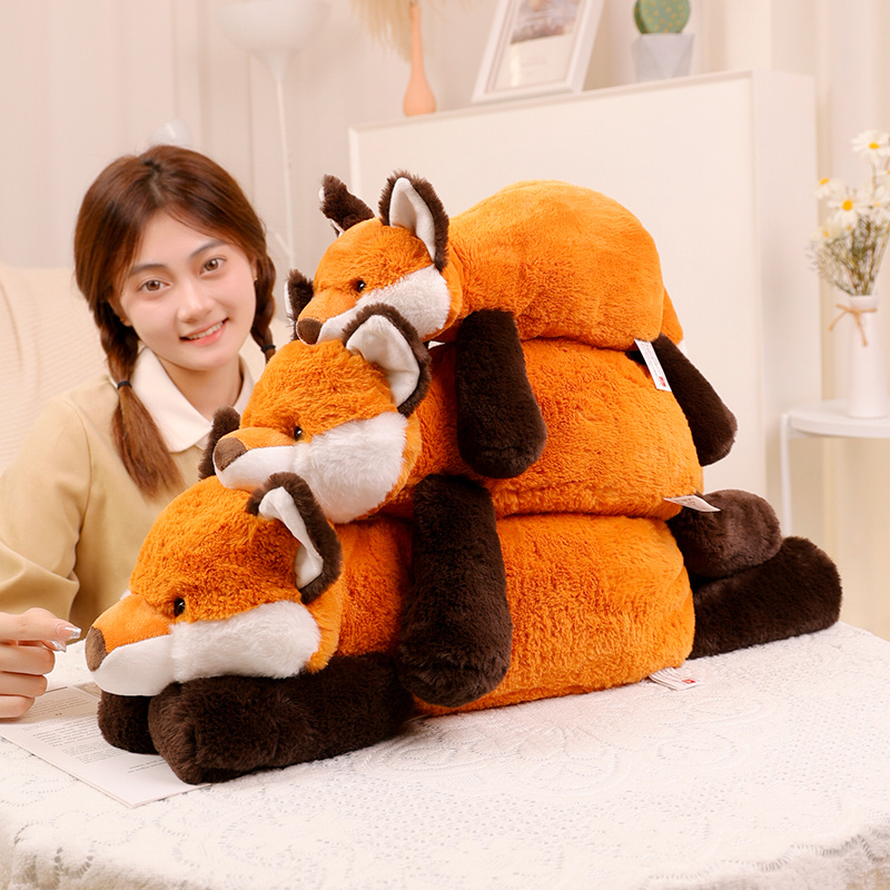 45-70 cm Super doux paresseux moelleux peluche animaux en peluche raton laveur renard Crocodile paresseux câlin jeter oreiller d'anniversaire garçon fille