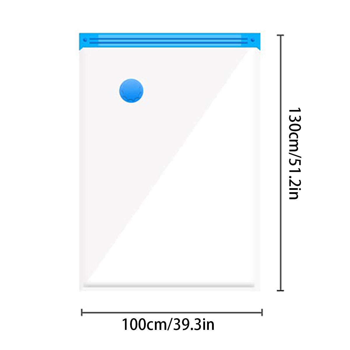 Vacuum Storage Bags Vacuum Seal Bag Space Saving Bags for Comforters Clothes Pillow Bedding Blanket Storage: Brown