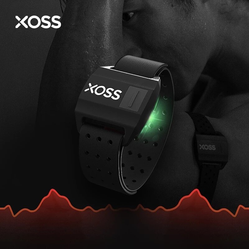 Arm pulsmätare handrem bluetooth 4.0 ant+ fitness smart sensor för garmin bryton cykling cykel sport xoss dator
