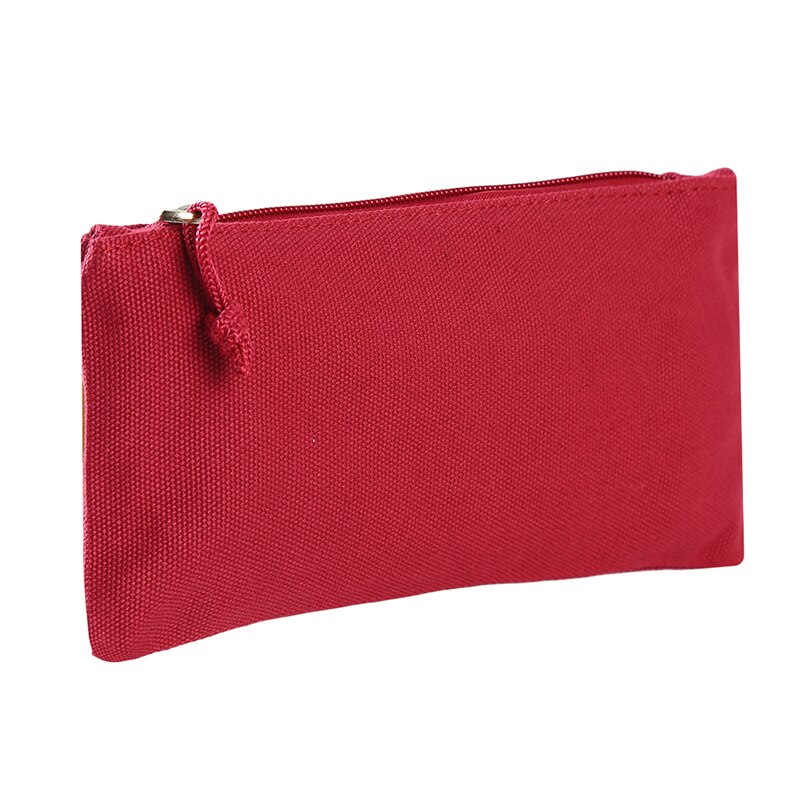 Multipurpose Cosmetische Tas Met Rits Vlakte Diy Natuurlijke Make-Up Pouch Katoen Canvas Reizen Toilettas Kussen Effen Lkeep 51G