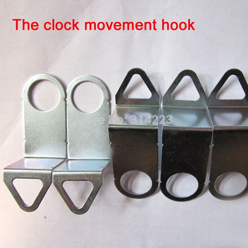Lot 30 Crochets Métalliques Pour Mouvement D’Horloge à Quartz – Accessoires Réparation Et Bricolage Solides Et Antirouille