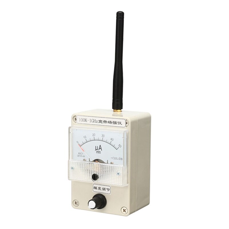 Medidor de fuerza de campo RF, banda ancha de 100K-1GHz, para radiación de antena de walkie-talkie