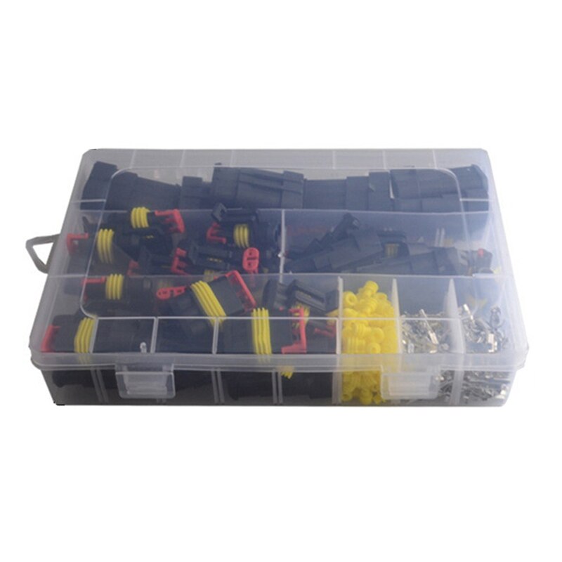 Waterproof Automotive Wire Connector Plug 1-6P With Fuse Electrical Equipment Female Male Way AMP Super Seal