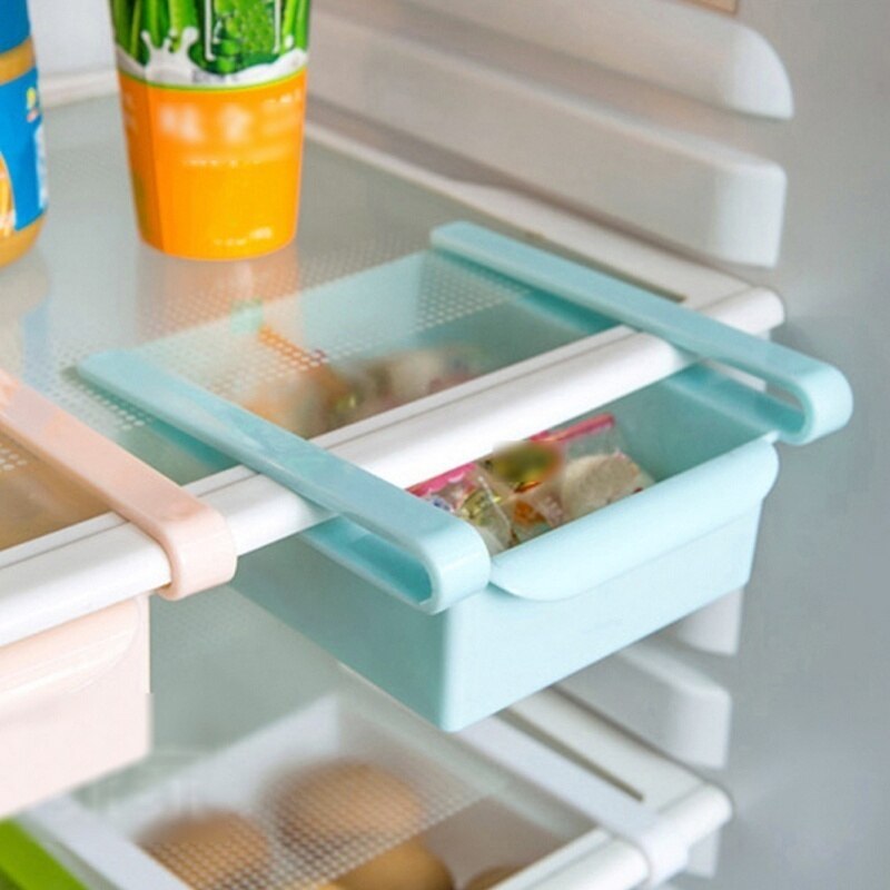 Pull-out Kitchen Refrigerator Freezer Space Saver Storage Rack Storage Rack Shelf Storage Container