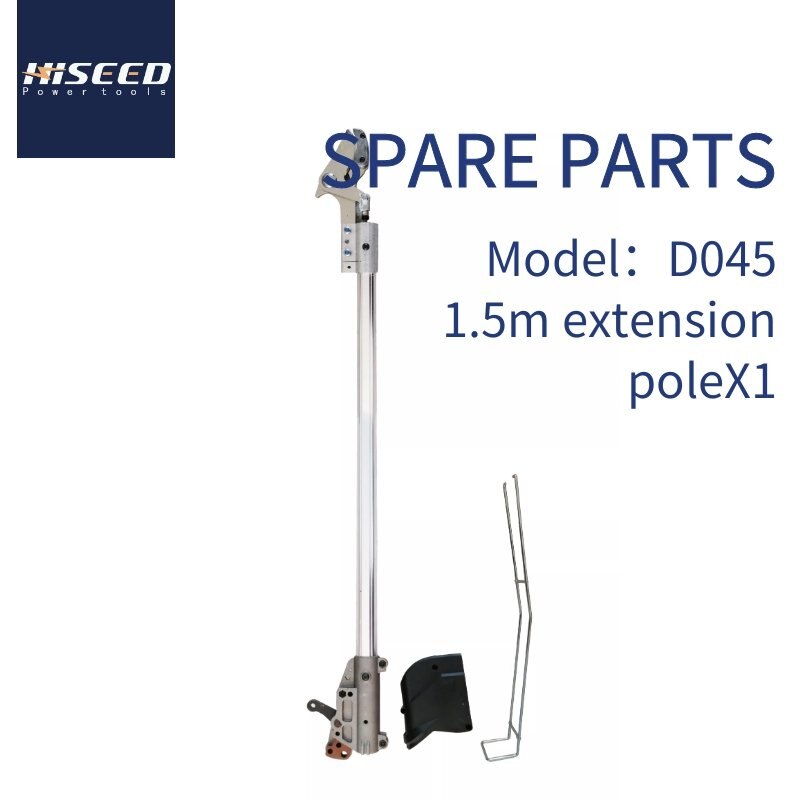 lastest and light extension pole pruner (35mm cutting 8-10 hours working, 0.8- 2.5 meter)