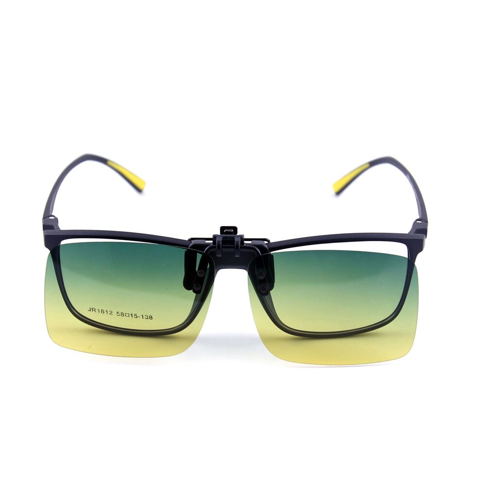Gafas de sol de visión diurna y nocturna, gafas de sol polarizadas con Clip para miopía, gafas para conducir viajando abatible hacia arriba, gafas de sol