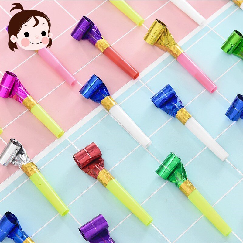 5pc classico creativo che soffia fischio fischio bambini festa di compleanno divertente fischietto scuola regalo