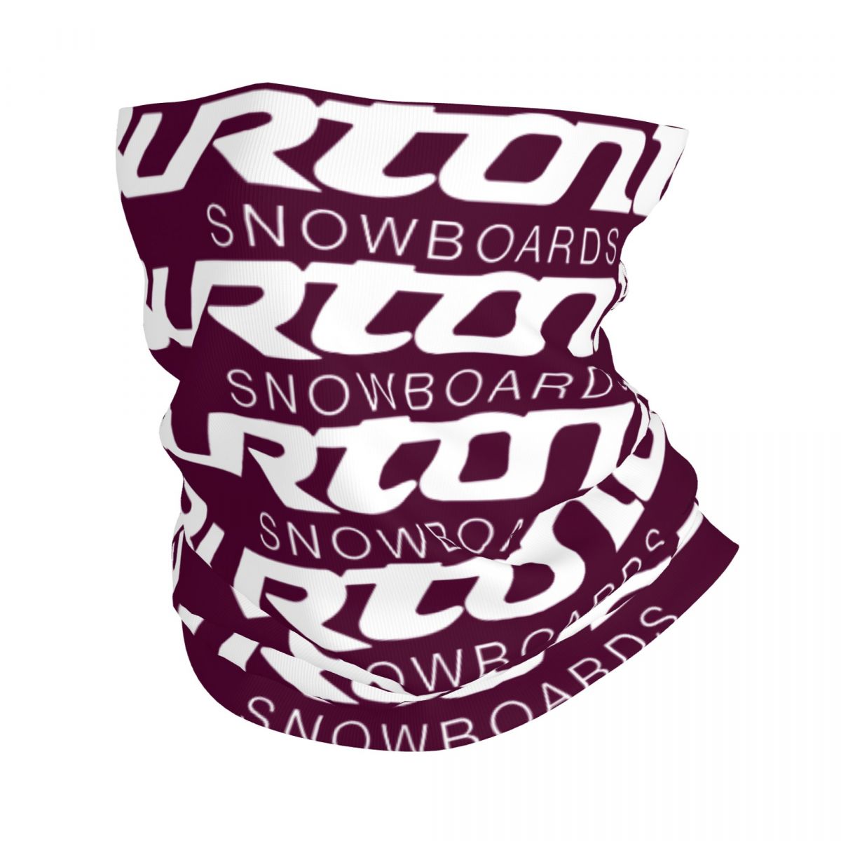 Custom Burtons Arrow Logo Snowboards Winter Headband Neck Warmer Men Women Ski Running Tube Scarf Face Bandana Gaiter: Clear
