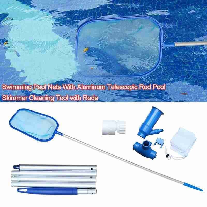 Swimming Pool Cleaning Net Kit Swimming Pool Maintenance Tool Suction Head Cleaning Net Kit Durable Cleaning Tool Accessories