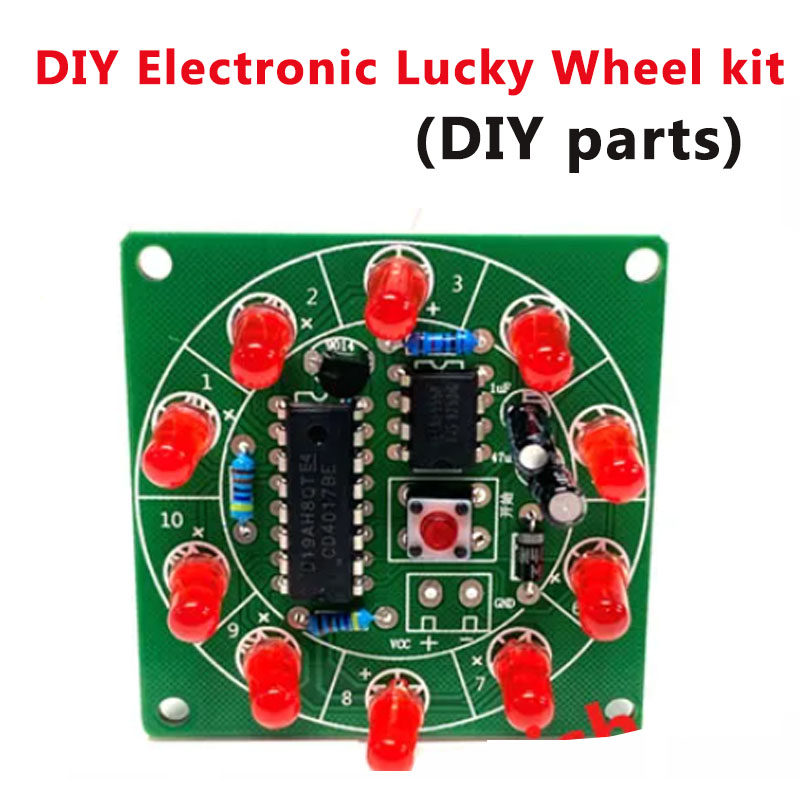 Kit de soudure Kit de production électronique bricolage formation pratique pour novice introduction pratique de soudure enseignement de la carte de circuit imprimé