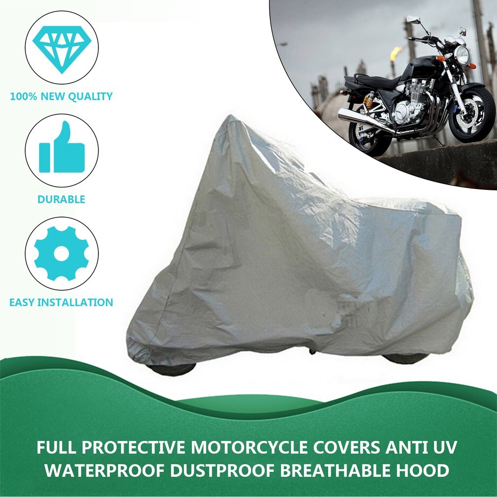 Full Protective Motorcycle Covers Anti UV Weatherproof Breathable Electric Bicycle Motorcycle Cover Hood Outdoor Indoor Tent