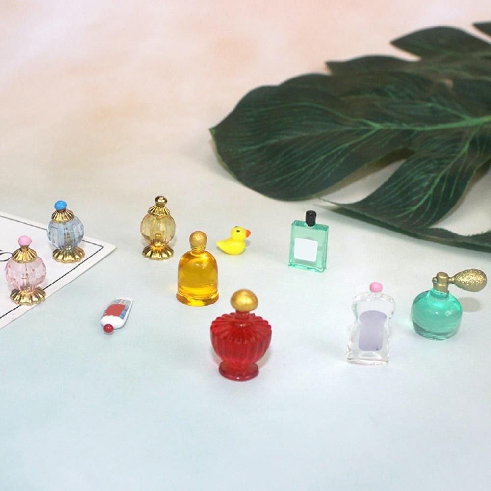 Étagère de parfum Miniature pour enfants, simulation de scène, modèle 1/12, accessoire de maison de poupée à monter soi-même