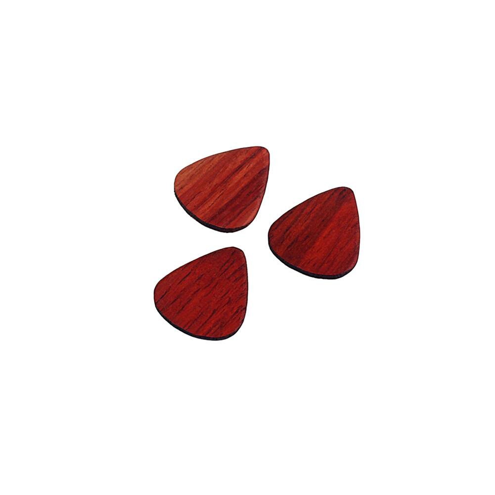 3 pièces médiator guitare Plectrums palissandre ukulélé choix ensemble Instruments à cordes accessoires